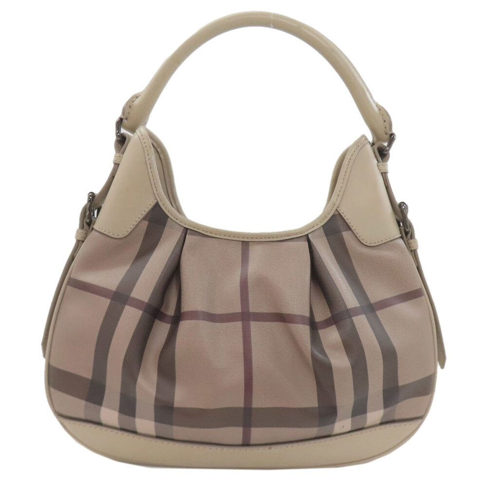 Burberry Check Tote Bag PVC Women's BURBERRY